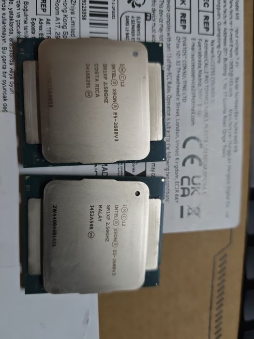 Procesory Intel Xeon 2x 2680v3