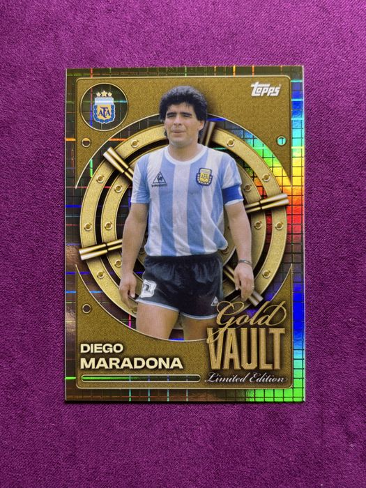 Maradona Gold Vault topps card
