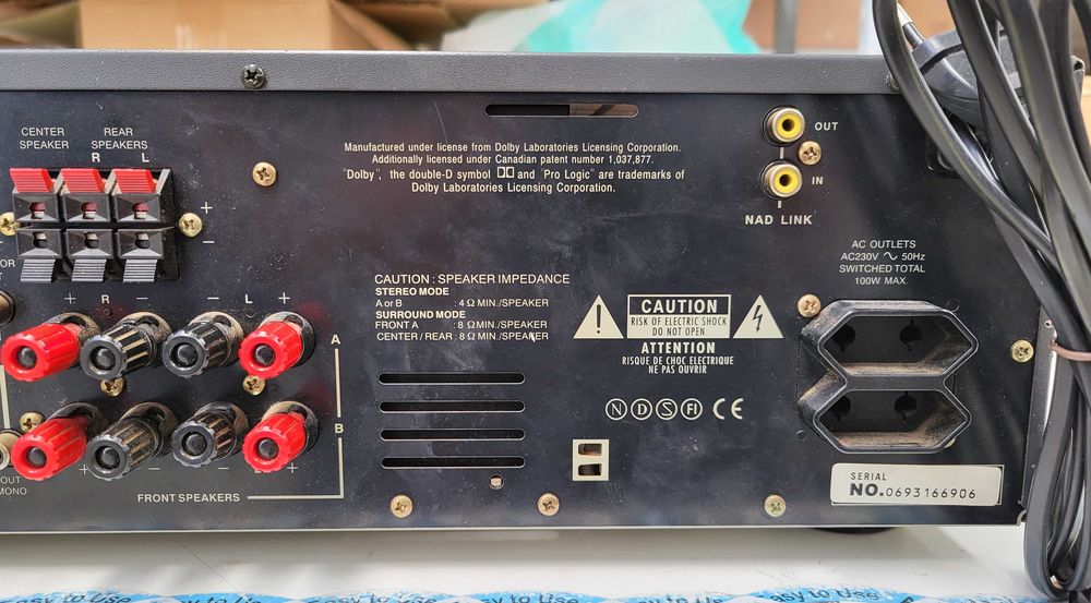 NAD av316 Amplificador 5.1