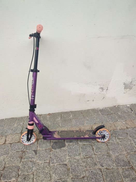Trotinete com Travão no Guiador e Suspensão Criança MID 5 Violeta