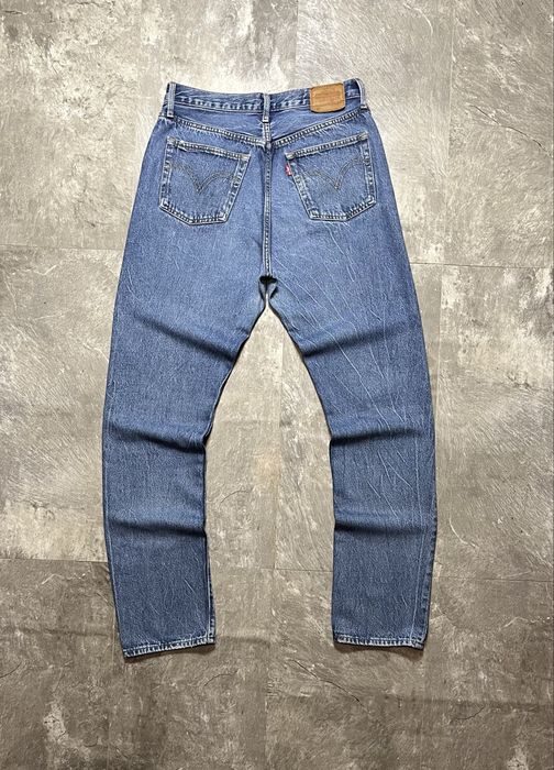 Джинси levi's 501 premium левайс оригінал blue denim jeans левайс w30