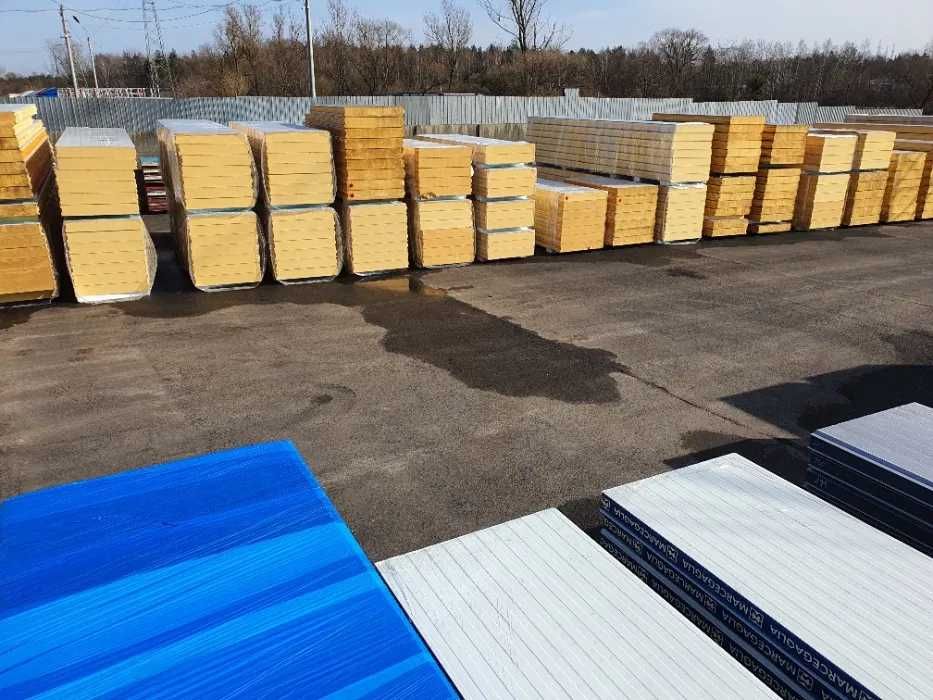 Płyta warstwowa PIR PREKON 40-160 mm I II gatunek duże ilości