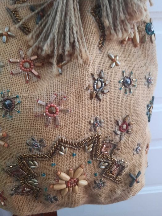 Saco/bolsa/carteira artesanal nova