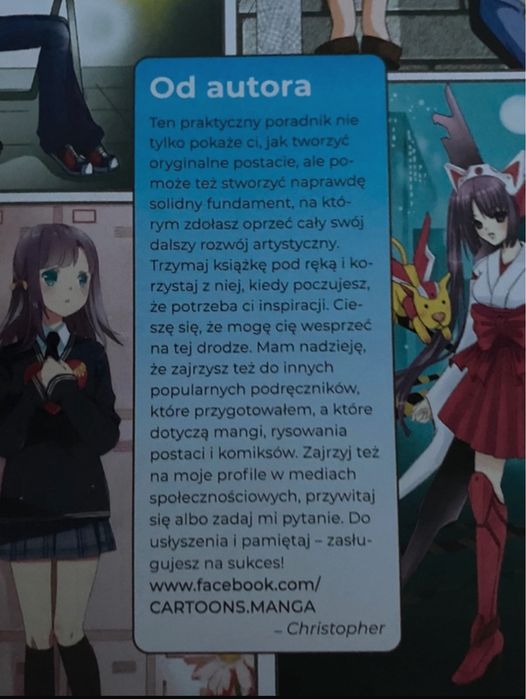 książka do nauki rysowania postaci z anime i mangi
