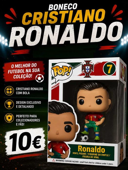 Boneco Cristiano Ronaldo