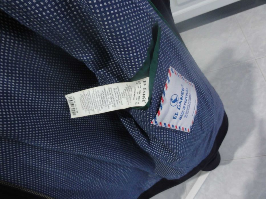 Casaco El Ganso Azul escuro material em Lã C/NOVO Tam 50 (M)