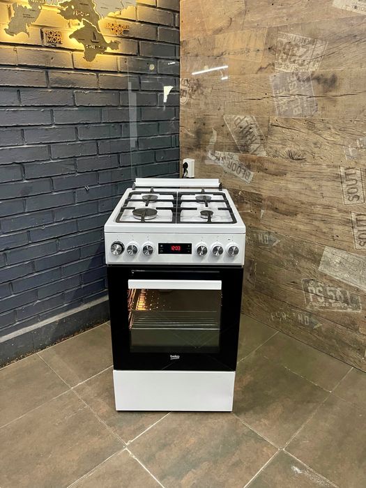 Газова, газовая плита Beko FSM52331DW б у