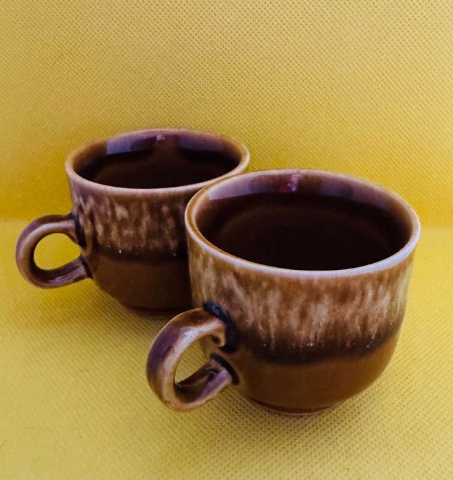 Вінтажні порцелянові чашки 2 шт. Colditz Porzellan НДР