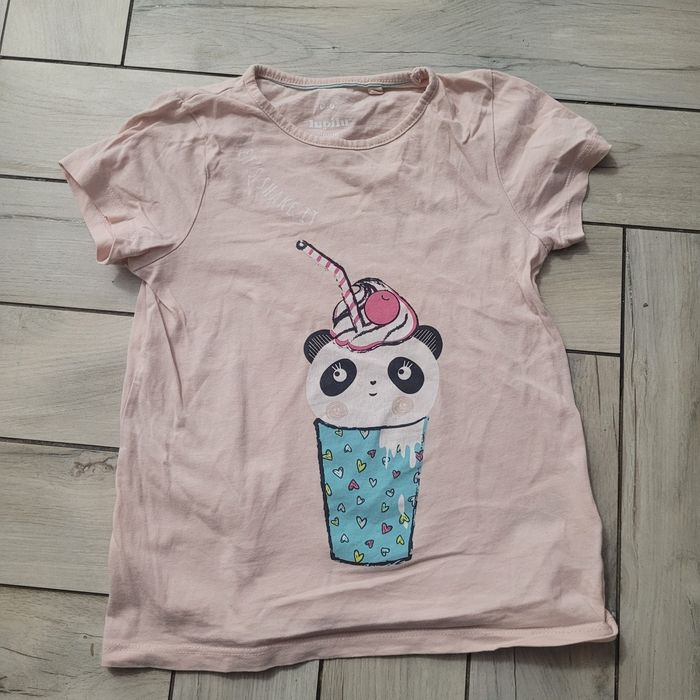 T-shirt dziewczecy  rozm 110/116 lupilu