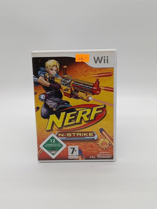 nerf n-strike nintendo wii pudełkowa