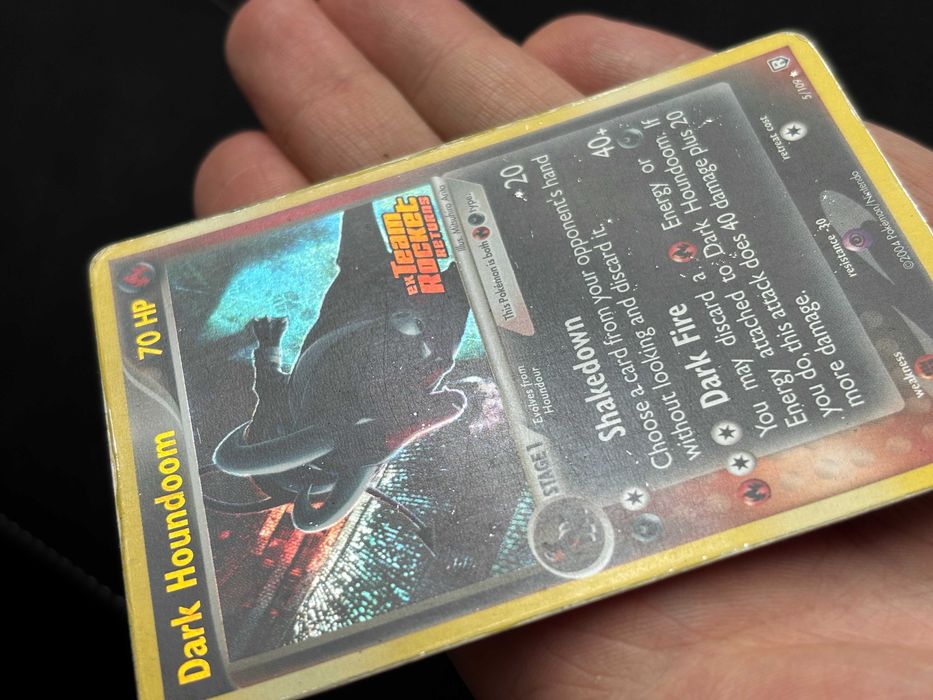 Karta Pokemon - Dark Houndoom (TRR 5) - Reverse Holo Stamp