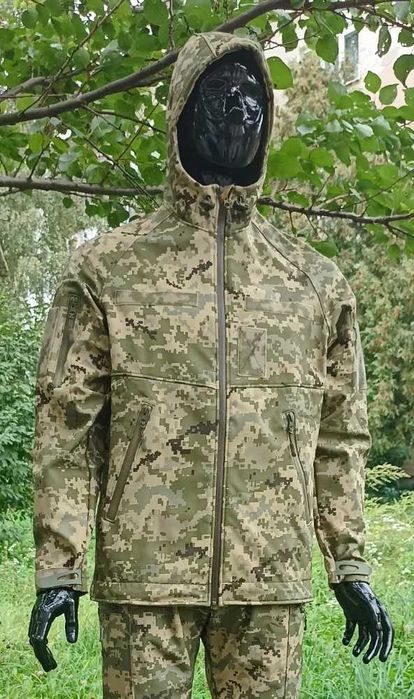 Комплекти Soft Shell піксель, олива. Новий товар!