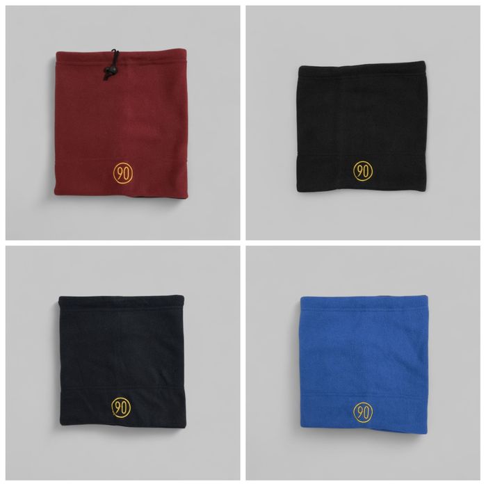 Флисовый шарф бафф фомут мужской горловик женский с затяжкой