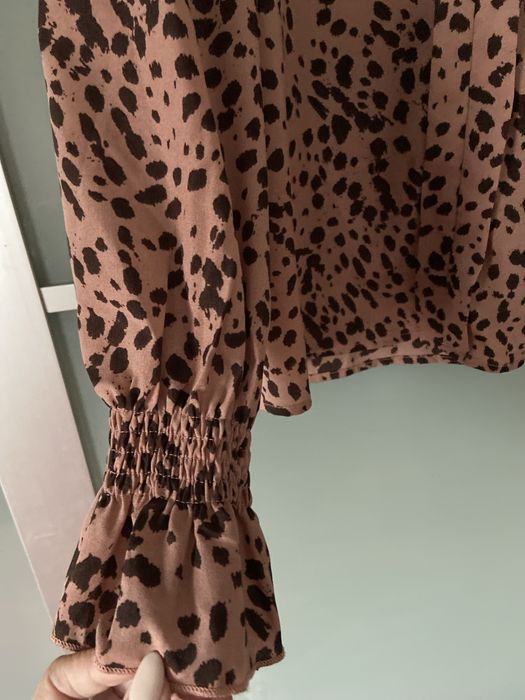 Blusa rosa velho com castanho tamanho M
