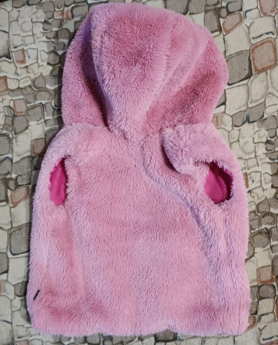 Брендова хутряна жилетка Little Marc Jacobs з капюшоном (6 років / 114 см)