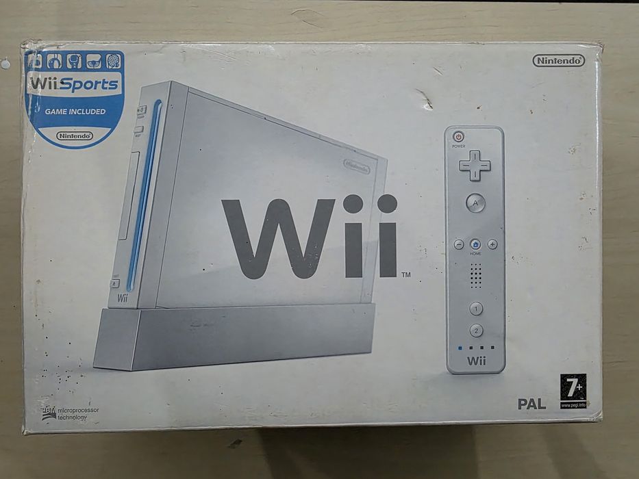 Konsola Nintendo Wii – Komplet w Pudełku + Gra Wii Sports