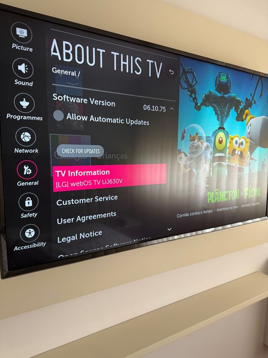 Televisão LG 49”
