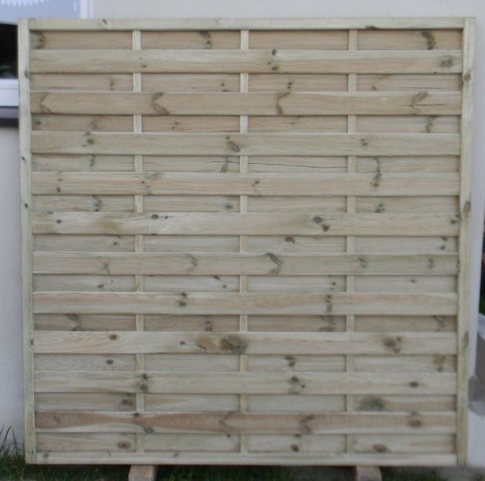 płot ogrodowy lamelowy panele drewniany GRUBY nie markietowy producent