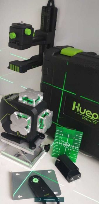 Уровень лазерный Huepar S04CG 4D 360 Bluetooth (S04CG)