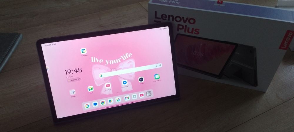 Lenovo TAB Plus + etui Lenovo + folia | Jak nowy | Gwarancja