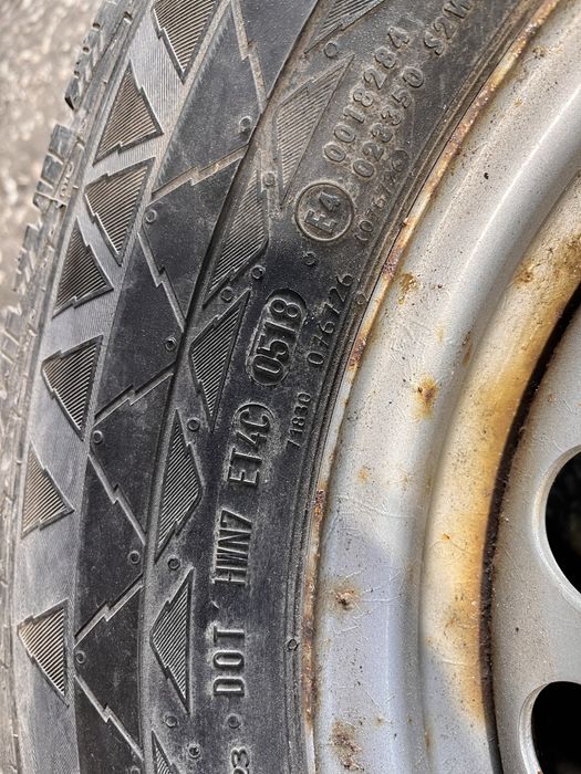 Mercedes sprinter 906 kolo zapasowe 205/75r16c