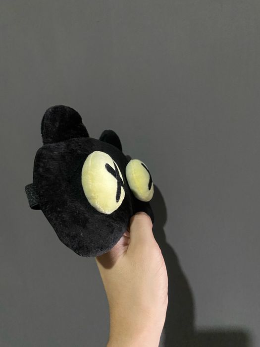 Мягкая Черная маска для сна на резинке большие глаза лицо сон