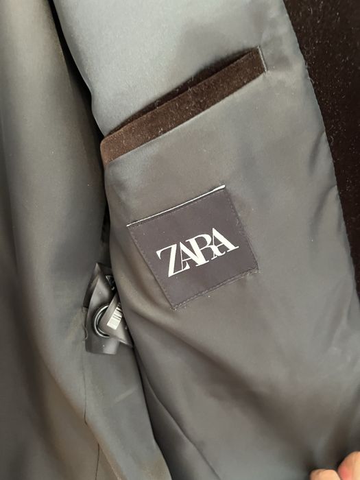 Marynarka zamszowa ZARA