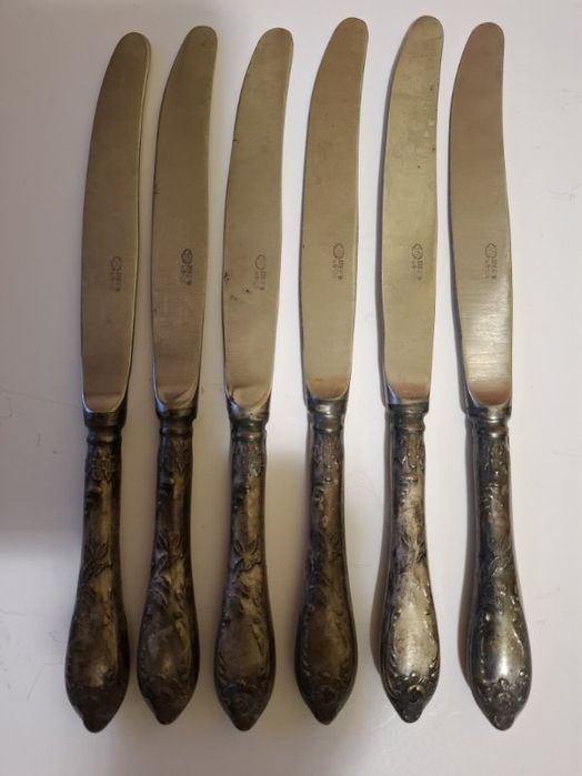 Sztućce srebrne 24 sztuki