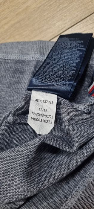 Koszulka polo męska Tommy Hilfiger, polówka, TH, logo, premium