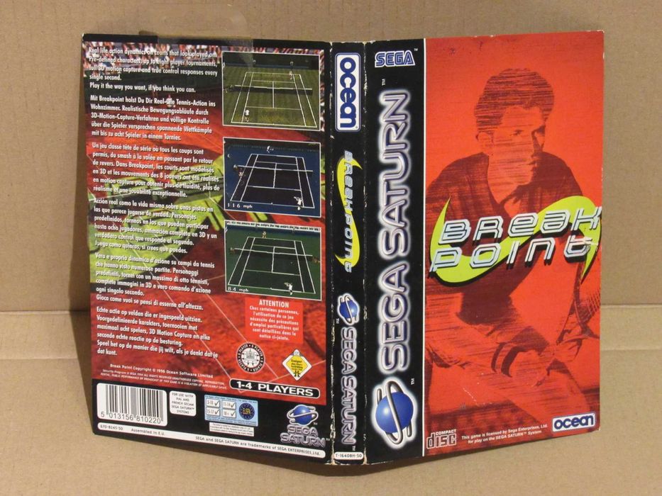 Jogo Sega Saturn Break Point completo