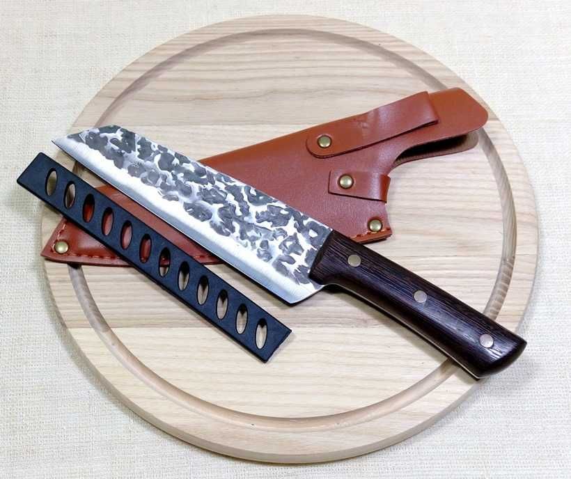 Кованый кухонный шеф нож Киритсуке ручной работы фултанг с чехлом: 825 ...