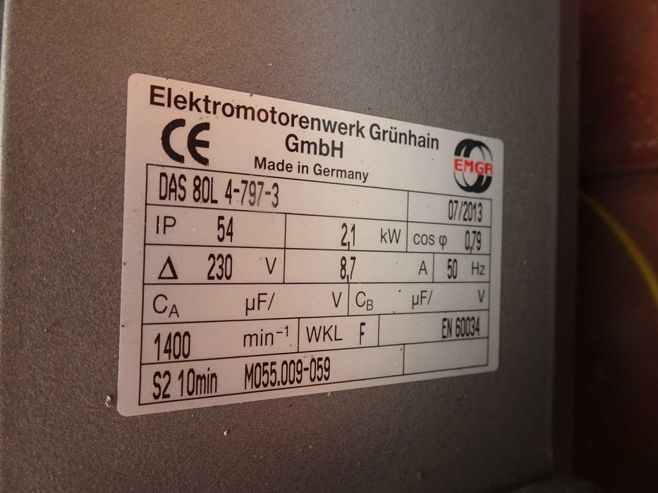 motoreduktor przekładnia kątowa 2,2kw 400 obrotów 1 fazowy 230v