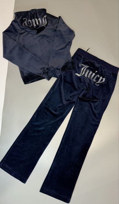 Велюровий костюм Juicy Couture новий оригінал темно синій S