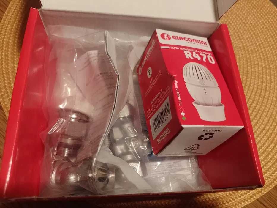 Zawór termostatyczny komplet Giacomini - dostępnych 6 kompletów - cena za 1