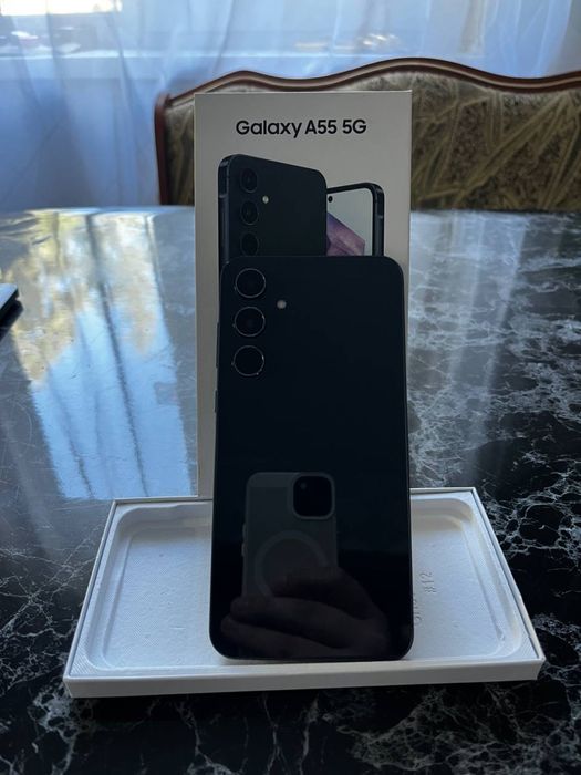 Samsung Galaxy A55 5G 8/128GB Black (SM-A556B/DS) • Идеальное состояние • Полный комплект