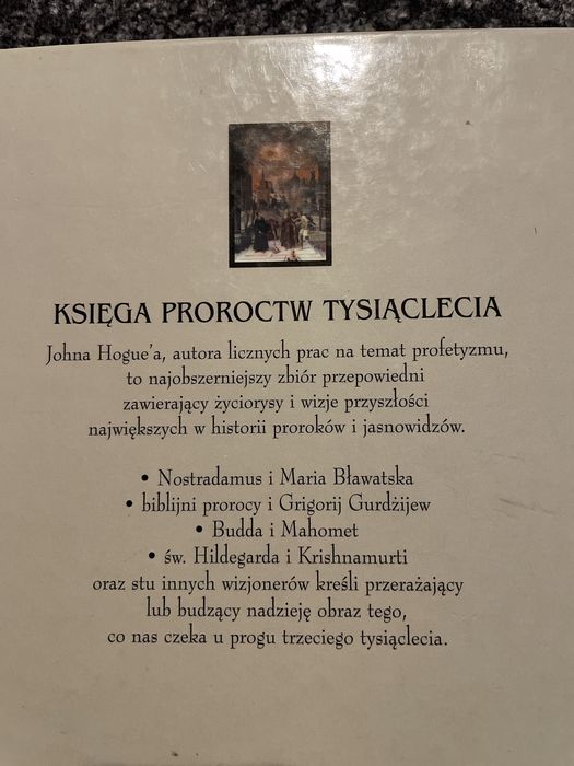 Książka przepowiednie prorostwa J.Hogne