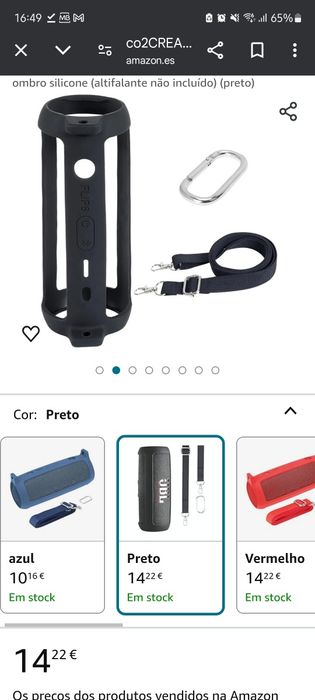 2 Capas + fitas JBL Flip 6