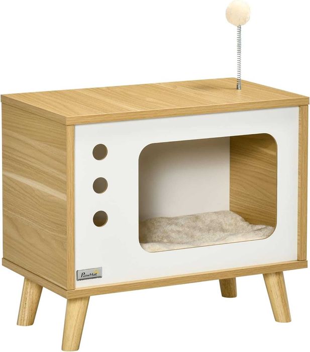 Casota cama para gato em forma de TV    50x43x28cm   NOVO ENVIO GRÁTIS