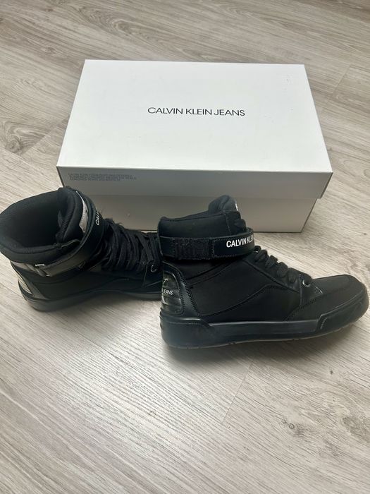 Calvin klein Nelda , sneakersy za kostkę, czarne, warte 659 zl
