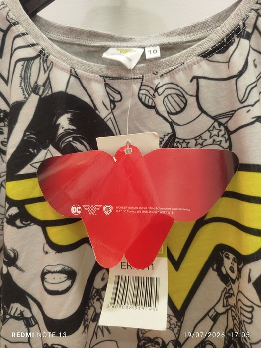 T-shirt Wonder Woman menina 10 anos (138 cm) - NOVA com etiqueta