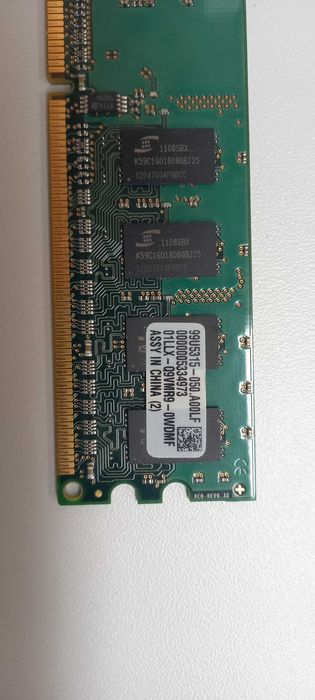 Pamięć DDR2 Kingston 1GB 667MHz - KVR667D2N5/1G