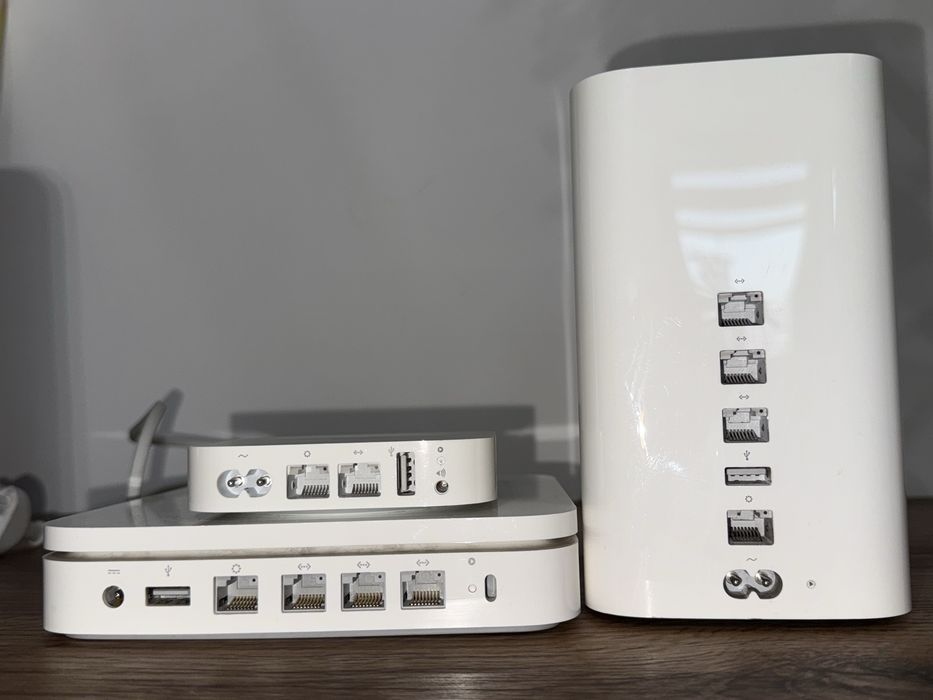 Apple Time Capsule 3TB + AirPort Extreme + Express | ZESTAW + kable