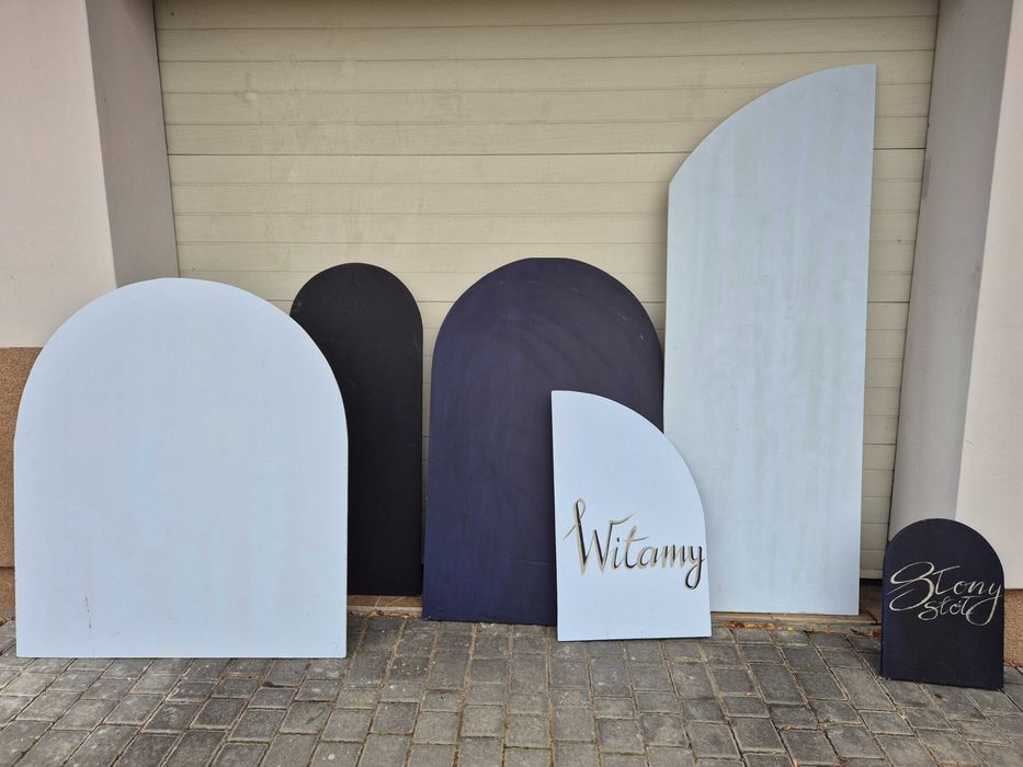 Ślubne panele z płyty mdf ślub ścianka impreza