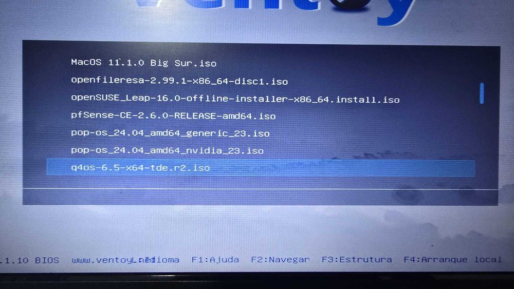 Disco externo multiboot para instalação de sistemas operativos – várias ISOs