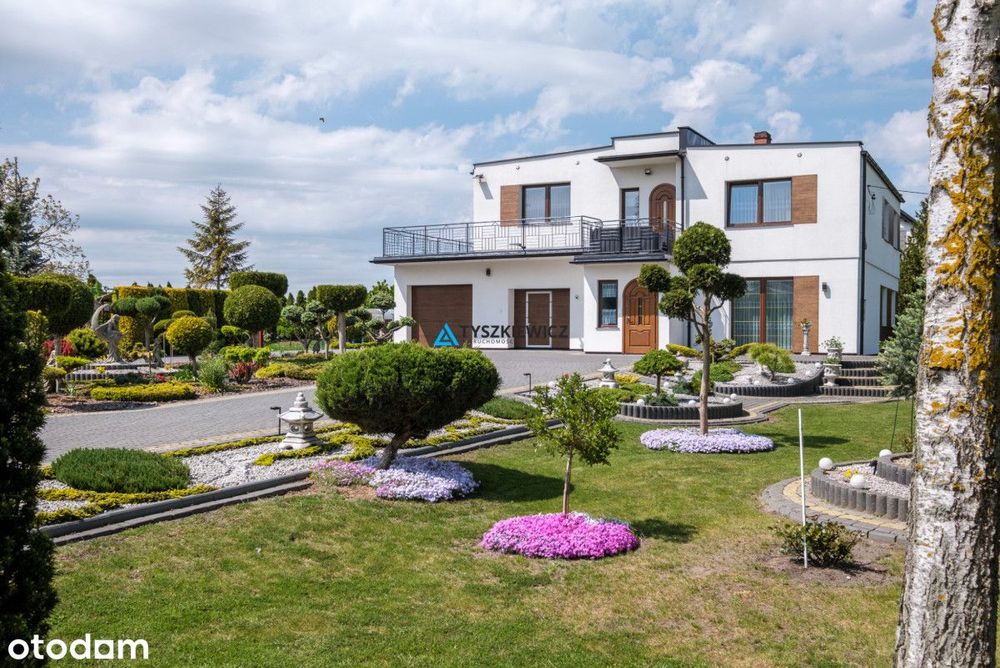 Nowoczesny dom z wyjątkowym ogrodem 3600m2
