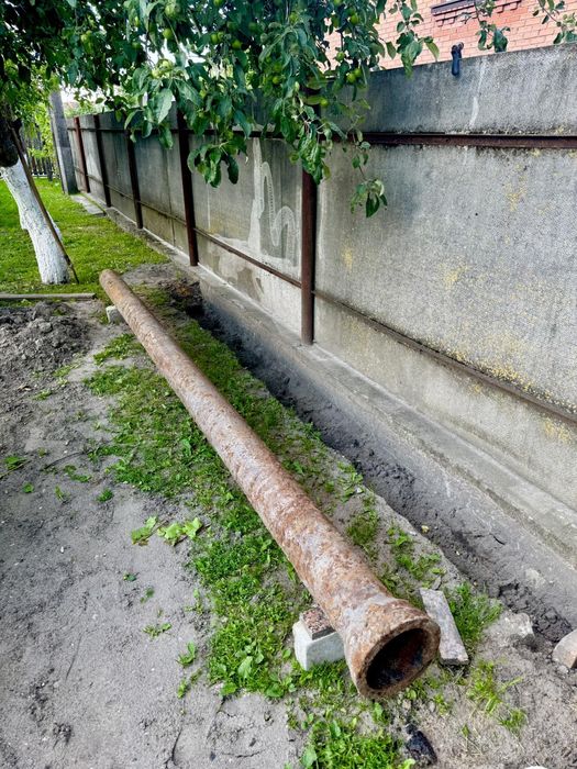 каналізаційна чугунна труба 6шт