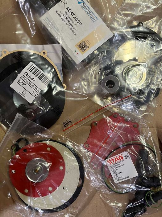 Ремкомплект Tomasetto АТ07 + тосольная мембрана рем гбо газ