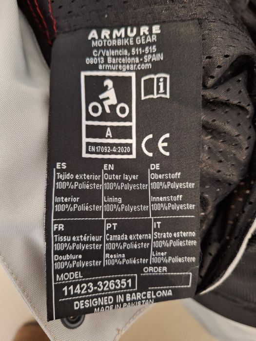 Calças moto Armure