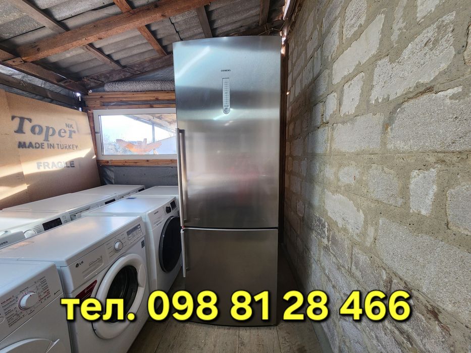 Широкий 70см Холодильник Siemens NoFrost