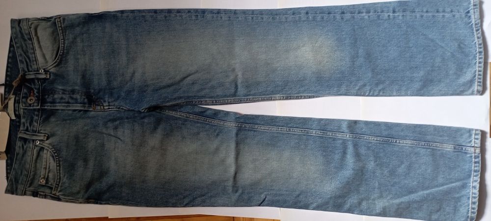 Джинсы Pull & bear расклешенные унисекс женские/мужские р.32